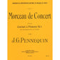 Pennequin Morceau de Concert (Cornet and Piano) [AL24697]