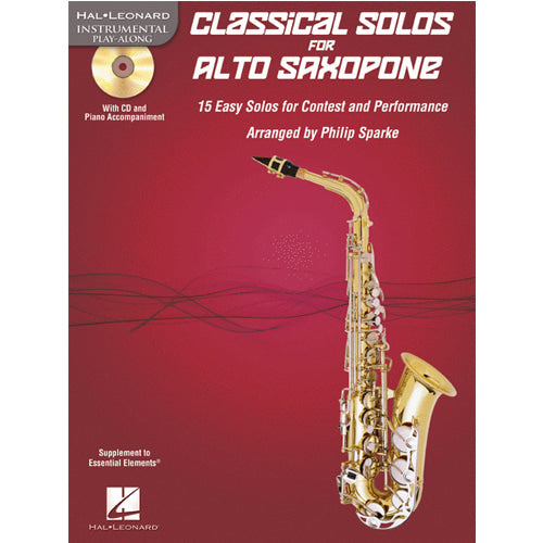 Philip Sparke Classical Solos for Alto Saxophone, Vol.1 (15 Easy Solos for Contest and Performance) [842546]