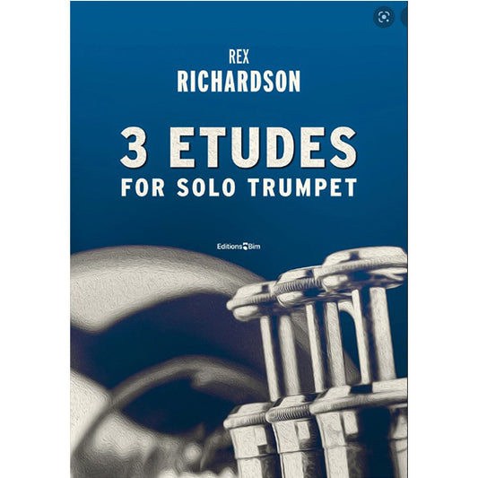Rex Richardson 3 Etudes for solo trumpet [TP364]