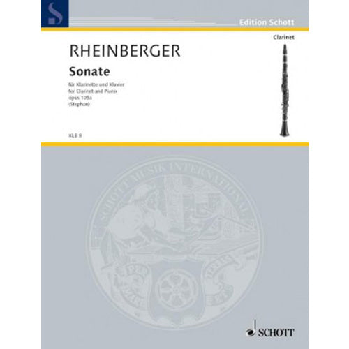 Rheinberger Sonata for Clarinet and Piano [KLB8]