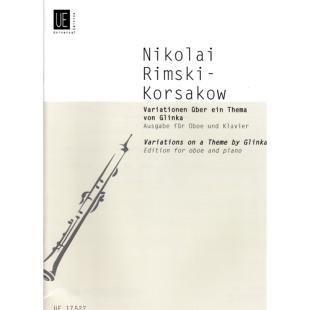 Rimsky-Korsakow Variations on a Theme by Glink Oboe/Piano [UE17527]