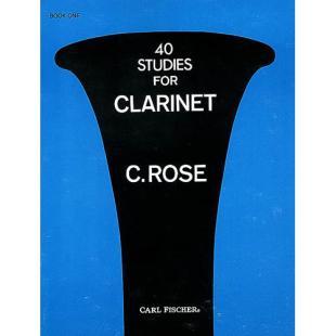 Rose 40 Studies for Clarinet Book 1 [O437]