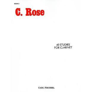 Rose 40 Studies for Clarinet Book 2 [O438]