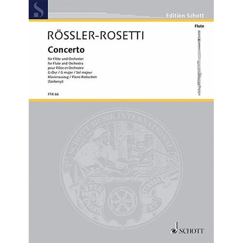 Rosetti Concerto G major for Flute and Piano FTR66