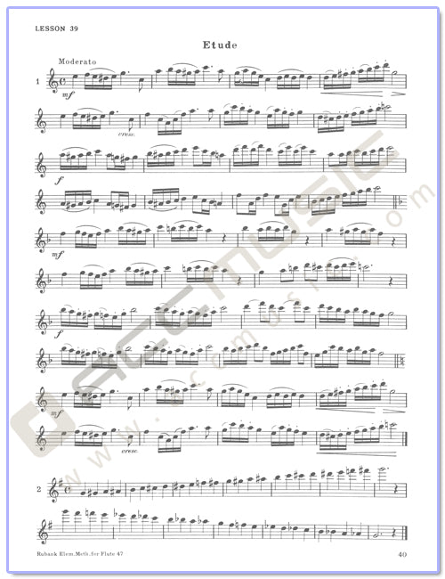 Rubank Elementary Method - Flute or Piccolo 4470040