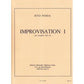 Improvisation 1 for Alto Saxophone [AL25192]