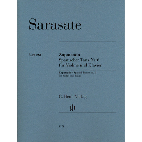 Sarasate Zapateado, Spanish Dance no. 6 for Violin and Piano [HN1371]