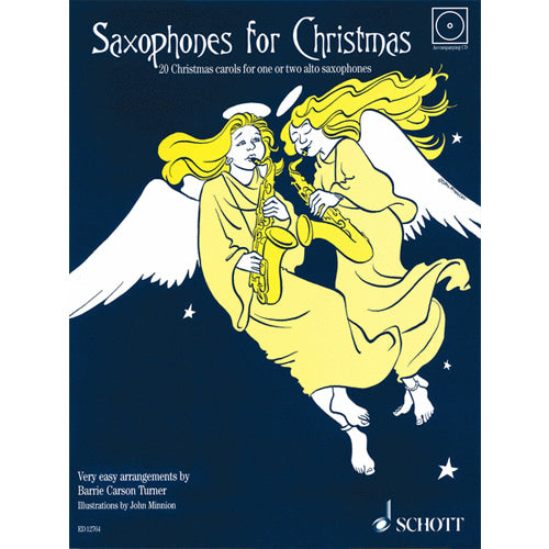 Saxophones for Christmas 20 Christmas carols(with CD) [ED12764]