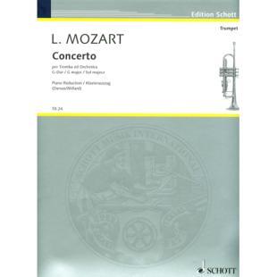 Mozart Concerto For Trumpet And Orchestra In G Major, Trumpet In C And Piano  [TR24]
