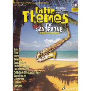 Latin Themes for Alto Saxophone (With CD) [ED12995]