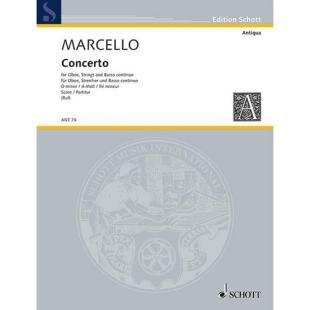 Marcello - Concerto in D minor for Oboe, Strings and Basso continuo (Score) [ANT74]