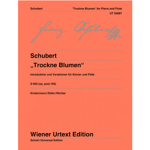 Schubert Trockne Blumen from 'die schoene Muellerin' UT50087