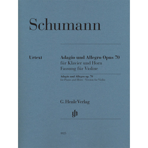 Schumann Adagio and Allegro Op. 70 for Piano and Horn [HN1025]