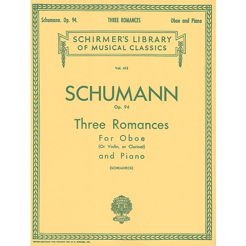 Schumann Three Romances Op.94 [50254790]