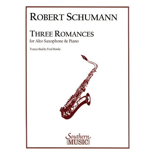 Schumann Three Romances for Alto Saxophone and Piano [3775044]