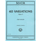 Sevcik 40 Variations, Opus 3 for Violin [IMC3799]