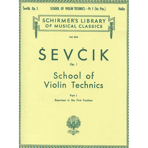 Sevcik School of Violin Technics Op. 1 - Book 1 [50256620]