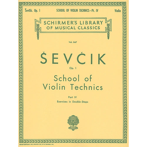 Sevcik School of Violin Technics Op. 1 - Book 4 [50256650]