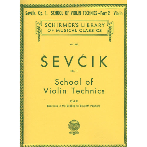 Sevcik School of Violin Technics, Op. 1 - Book 2 [50256630]
