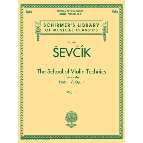 Sevcik The School of Violin Technics Complete, Op. 1 [50490034]