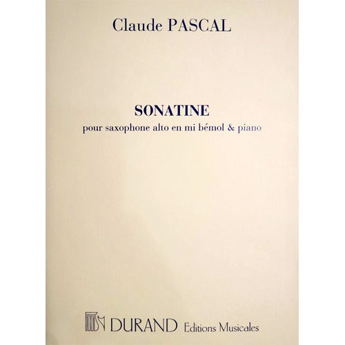 Sonatine Saxophone and Piano  By Claude Pascal [50562752]