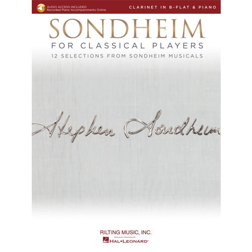 Sondheim for Classical Players - Clarinet in B-flat and Piano with Online [275411]