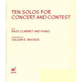William E. Rhoads - 10 Solos For Concert And Contest (Bass/Alto Clarinet) [3770635]