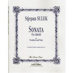 Stjepan Sulek - Sonata for Trombone and Piano (Vox Gabrieli) [TB39]