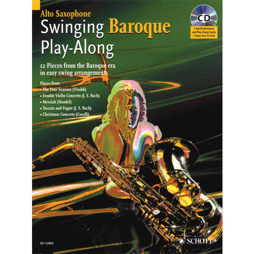 Swinging Baroque 12 Pieces Play-Along  By Alexander L'Estrange [ED 12960]