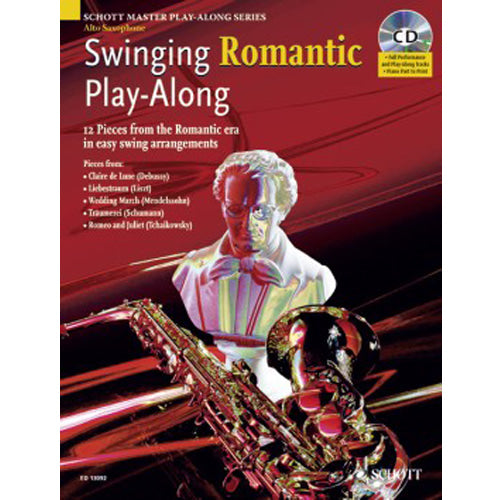 Swinging Romantic 12 Pieces Play-Along alto saxophone [ED 13092]