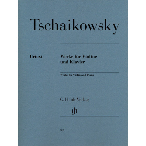 Tchaikovsky Works for Violin and Piano [HN961]