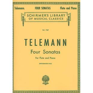 Telemann Four Sonatas for Flute and Piano 50261540