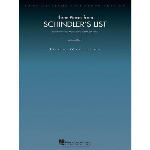Three Pieces From "Schindler's List" Violin By John Williams [849954]