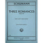 Three Romances, Op. 94 By Robert Schumann [IMC2794]