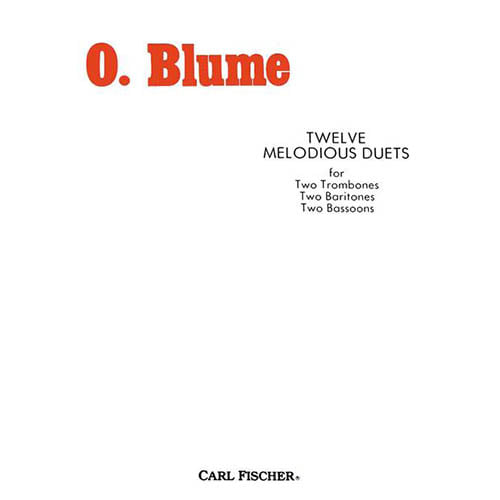 Twelve Melodious Duets for Two Trombones, Two Baritones, Two Bassoons [O497]