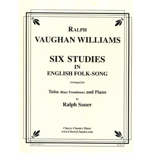 Vaughan Williams Six Studies in English Folksong for Tuba and Piano CCM2913