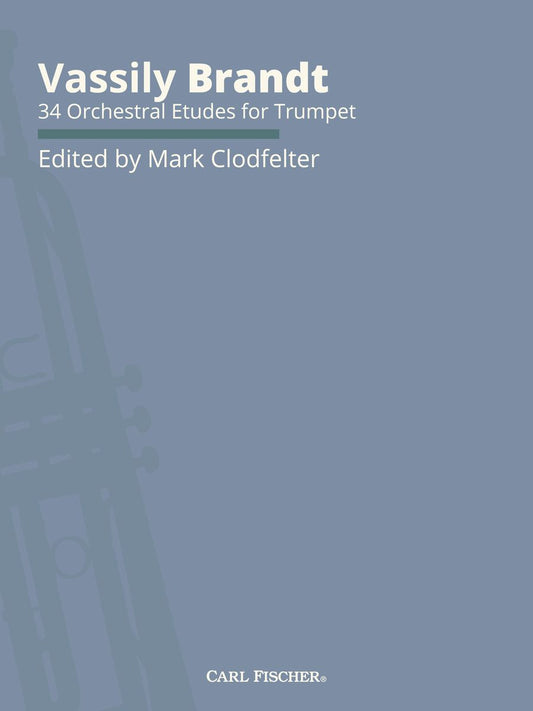 Vassily Brandt 34 Orchestral Etudes for Trumpet