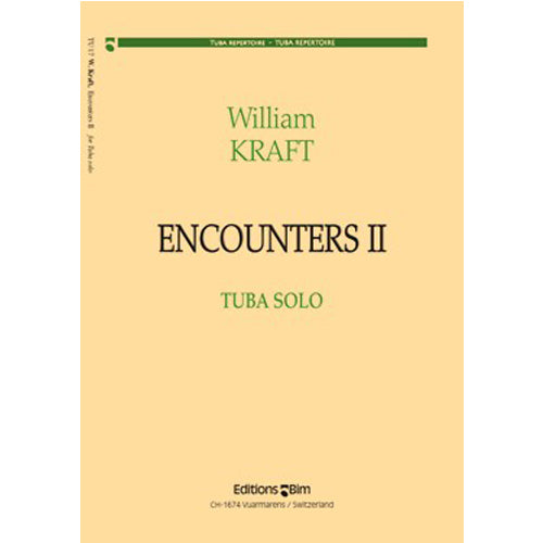 WILLIAM KRAFT -  Encounters II (tuba solo) TU17