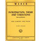 Weber Introduction, Theme and Variations (Op. posth.) (Drucker) [IMC1742]