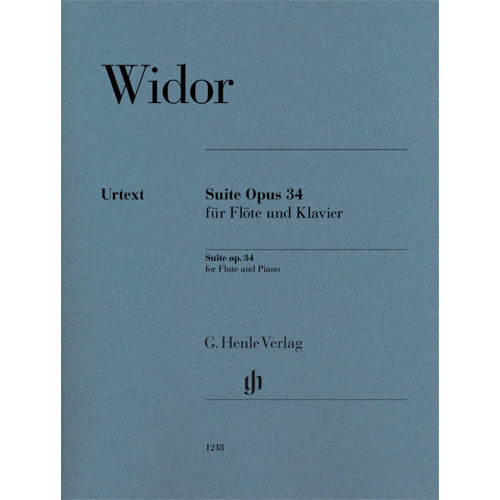 Widor Suite op. 34 for Flute and Piano HN1218