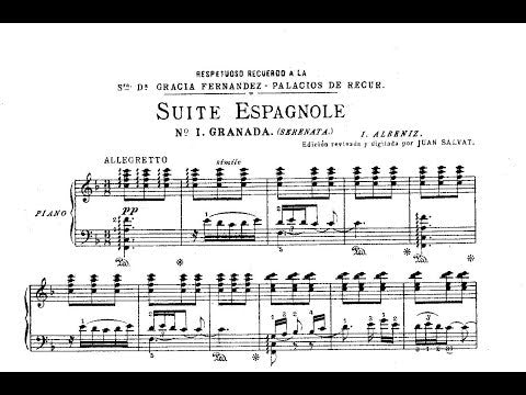 ISAAC ALBÉNIZ Suite Espagnole op. 47 [HN783]